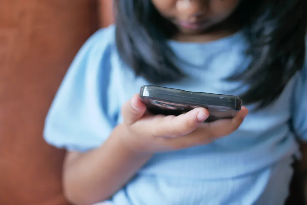 screen use by a child
