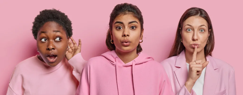 teenagers showing different emotions
